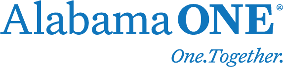 Alabama ONE Logo R - Blue with Tagline (1)